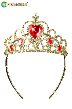 CORONA PRINCIPESSA ORO/ROSSA